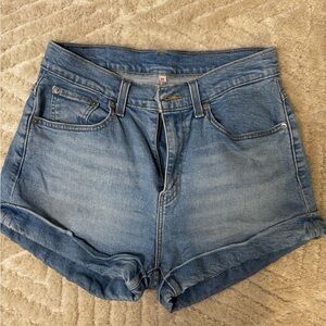 Classic Blue Denim Levi’s Women's Shorts